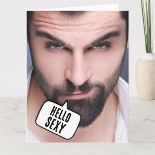 HANDSOME HUNK COMPLIMENTAIRE BIRTHDAY VOOR HAAR KA KAART