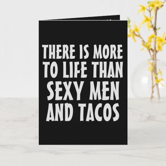 HANDSOME HUNK TACO BIRTHDAY FUNNY CARD VOOR VRIEND KAART (Gele Bloem)