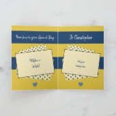 Handsome Husband op je verjaardagsnavy-fotokaart Kaart (Binnen)