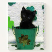 Handsome Jack's shamrock - Cat / Kitten Spiral Notitieboek (Achterkant)