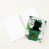 Handsome Jack's shamrock - Cat / Kitten Spiral Notitieboek (Binnen)