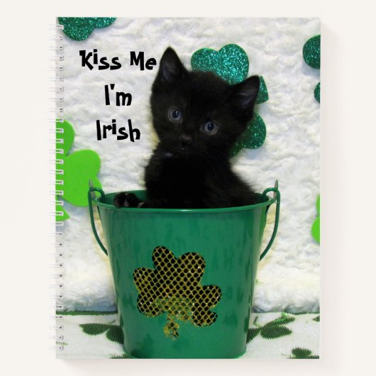 Handsome Jack's shamrock - Cat / Kitten Spiral Notitieboek (Voorkant)