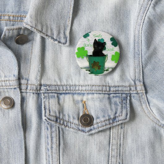 Handsome Jack's St. Patrick's Day Button - Kat (In situ)