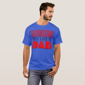 Handsome just like my dad 80s friend t-shirt (Voorkant volledig)