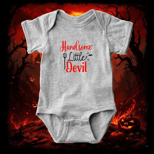 Handsome Little Devil Boys Romper