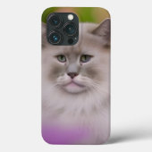 Handsome Maine Coon Himalayan Cat Case-Mate iPhone Case (Achterkant)