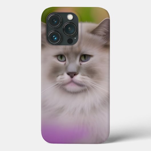 Handsome Maine Coon Himalayan Cat Case-Mate iPhone Case (Achterkant)