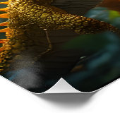 Handsome Male Fairy Golden Dragon Perfect Poster (Hoek)