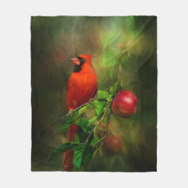 Handsome Male Kardinaal Fleece Deken
