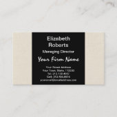 Handsome Man Profile Antiek French Engraving Visitekaartje (Voorkant)