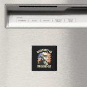 Handsome Nee ik ben Georgeous George Washington 4d Magneet (Insitu (Vaatwasser))