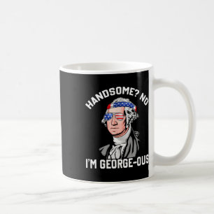 Handsome No George Washington 1776 Funny 4th of Ju Koffiemok