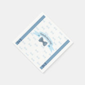 Handsome One Baby Boy First Birthday Party Napkins Servet (Hoek)