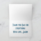 Handsome Oriental Rug Design Vaderdag Kaart (Binnen)