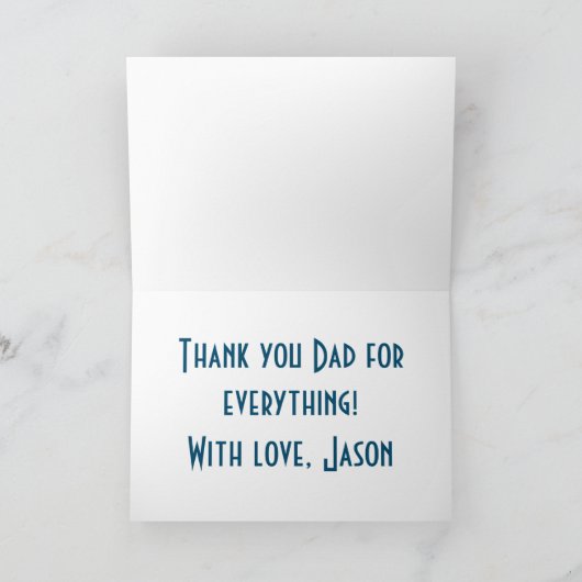 Handsome Oriental Rug Design Vaderdag Kaart (Binnen)