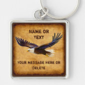 Handsome Personalized Eagle Gifts for Men, Eagle Sleutelhanger (Voorkant)