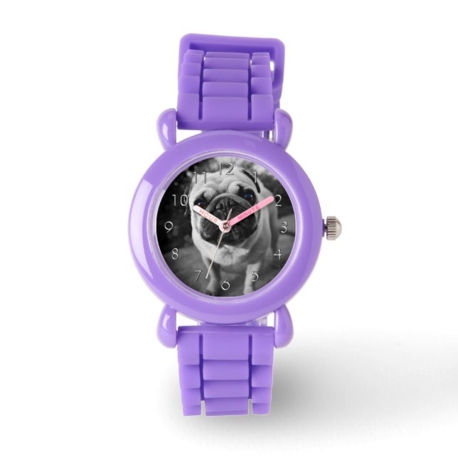 Handsome Pug Horloge (Voorkant)