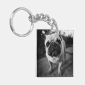 Handsome Pug Sleutelhanger (Voorkant Links)