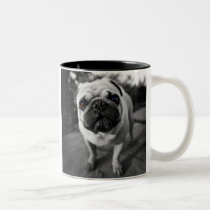 Handsome Pug Tweekleurige Koffiemok