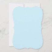 Handsome Puppy Dog Paw Print Baby shower Uitnodige Kaart (Achterkant)