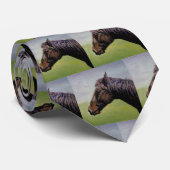 Handsome Quarter Horse Bailey Neck Tie Stropdas (Opgerold)