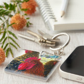 Handsome Rooster Sleutelhanger (Voorkant Rechts)
