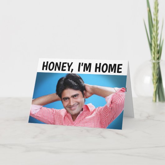 HANDSOME SPAANSE MAN, FUNNY BIRTHDAY KAART VOOR HA (Voorkant)