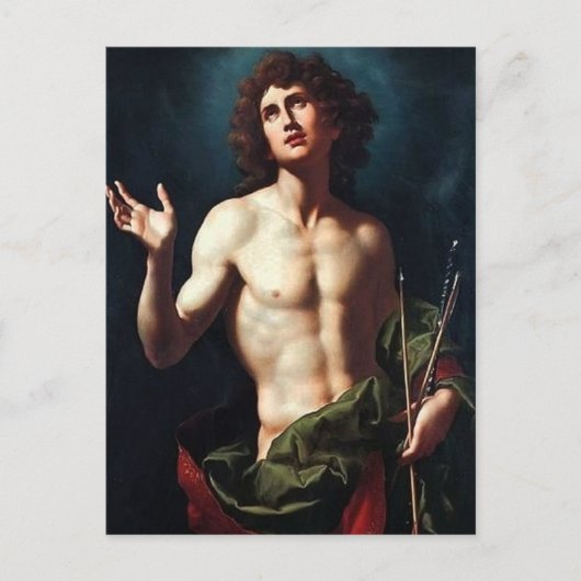 Handsome St. Sebastian Briefkaart (Voorkant)