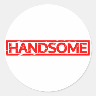 Handsome Stamp Ronde Sticker