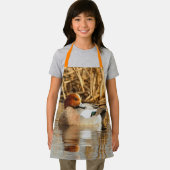 Handsome Stranger Eurasian Wigeon Duck aan de Pond Schort (Insitu)