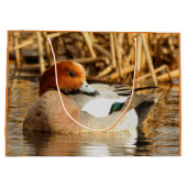 Handsome Stranger in Town Eurasian Wigeon Large Cadeautasje (Achterkant)