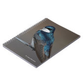 Handsome Tree Swallow: Bird on a Wire Notitieboek (Linkerzijde)