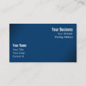 Handsome Tree Swallow: Bird on a Wire Visitekaartje (Achterkant)