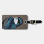 Handsome Tree Swallow Songbird on a Wire Bagagelabel (Voorkant horizontaal)