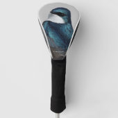 Handsome Tree Swallow Songbird on a Wire Golfheadcover (Voorkant)