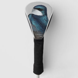 Handsome Tree Swallow Songbird on a Wire Golfheadcover