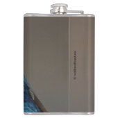 Handsome Tree Swallow Songbird on a Wire Heupfles (Achterkant)