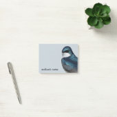 Handsome Tree Swallow: Zangvogel op een draad Post-it® Notes (Kantoor)