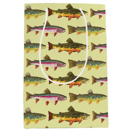 Handsome Trout Vist, Ichthyology Medium Cadeauzakje (Voorkant)