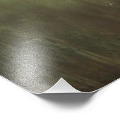 Handsome White Pitbull Foto Afdruk (Hoek)