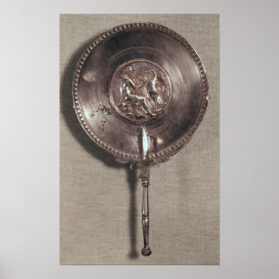 Handspiegel met Leda en de zwaan Poster