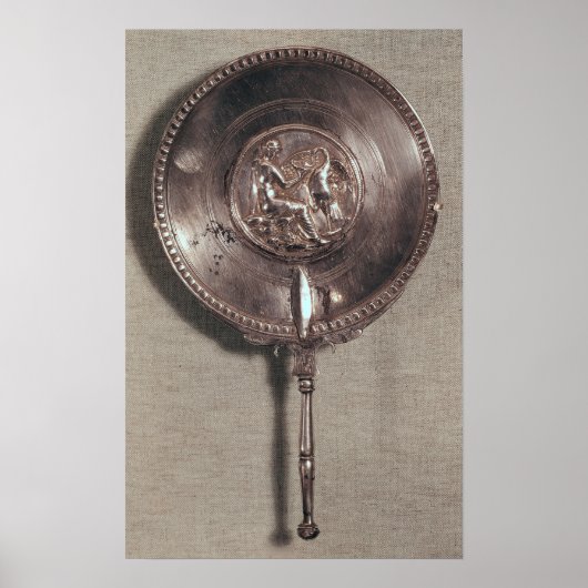 Handspiegel met Leda en de zwaan Poster (Voorkant)