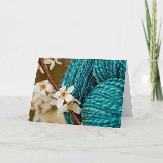 Handspun met Pruim komt Kaart tot bloei (Voorkant)