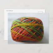 Handspun Yarn Colorful Briefkaart (Voorkant / Achterkant)