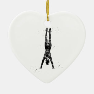 Handstand Keramisch Ornament