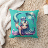 Handstand Mermaid Magic Kussen (Deken)