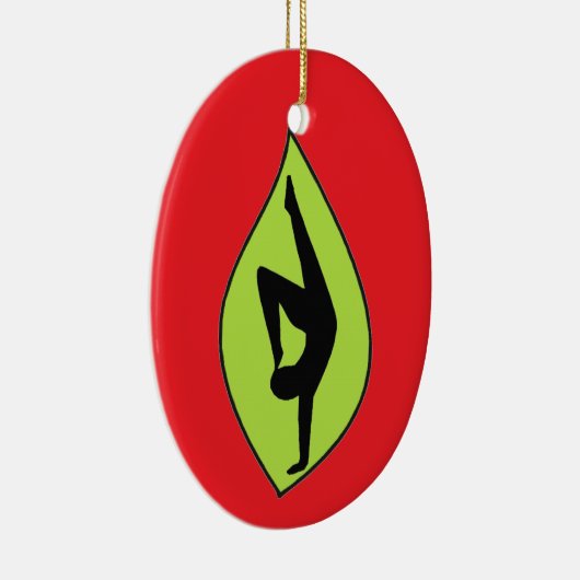 Handstand Silhouette Ornament - Yoga Gift (Rechts)