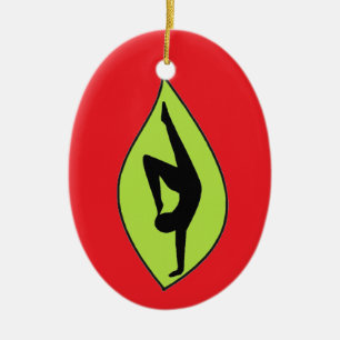 Handstand Silhouette Ornament - Yoga Gift