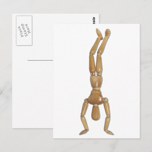 Handstandaard Briefkaart (Voorkant / Achterkant)