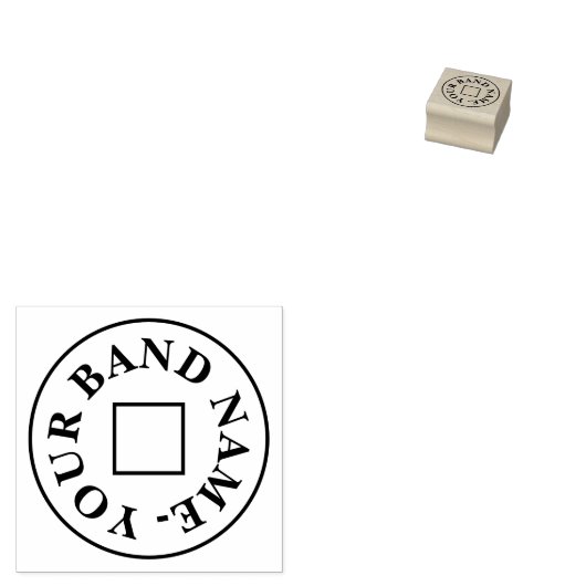 Handstempel Rubberstempel (Gestempeld)